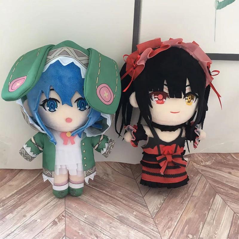 Anime Date A Live Kurumi Tokisaki Plush Toy Doll With Removable Clothes Soft And Huggable Gift For Girls
