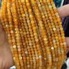 4x4mm Natural Stone Faceted Square Beads: Amethyst, Tourmaline, Garnet Jewelry Accessories