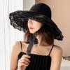 UV Protection Sun Cap Lace Sunshade Hat Summer Bucket Hat  for Women
