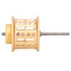 Vollmetall LowProfile Rollenumbau Rockspule Angelschnurrad Zubehör(golden )