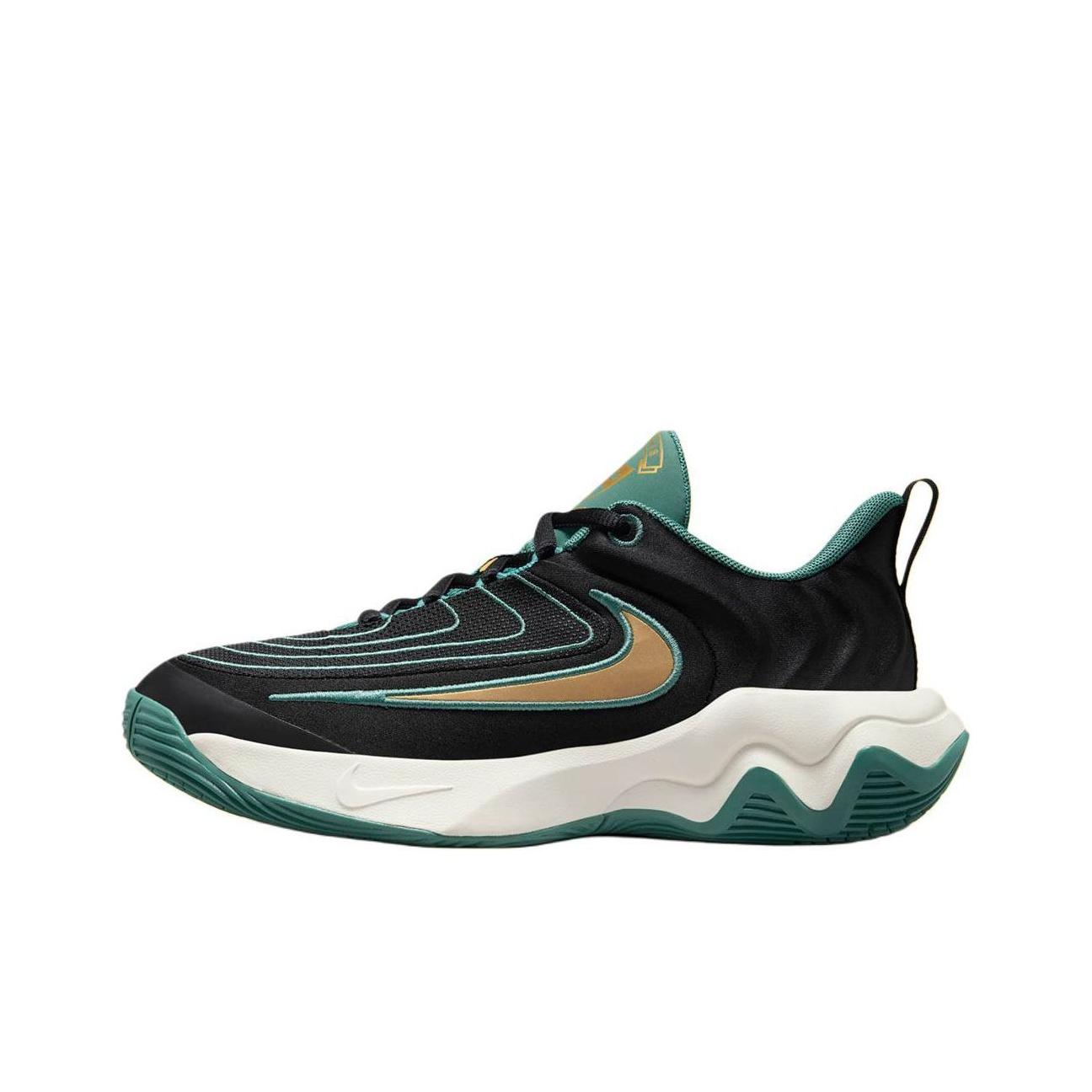 Nike Giannis Immortality 4 GS Black Bicoastal Pale Ivory Metallic Gold HV9127-001 35