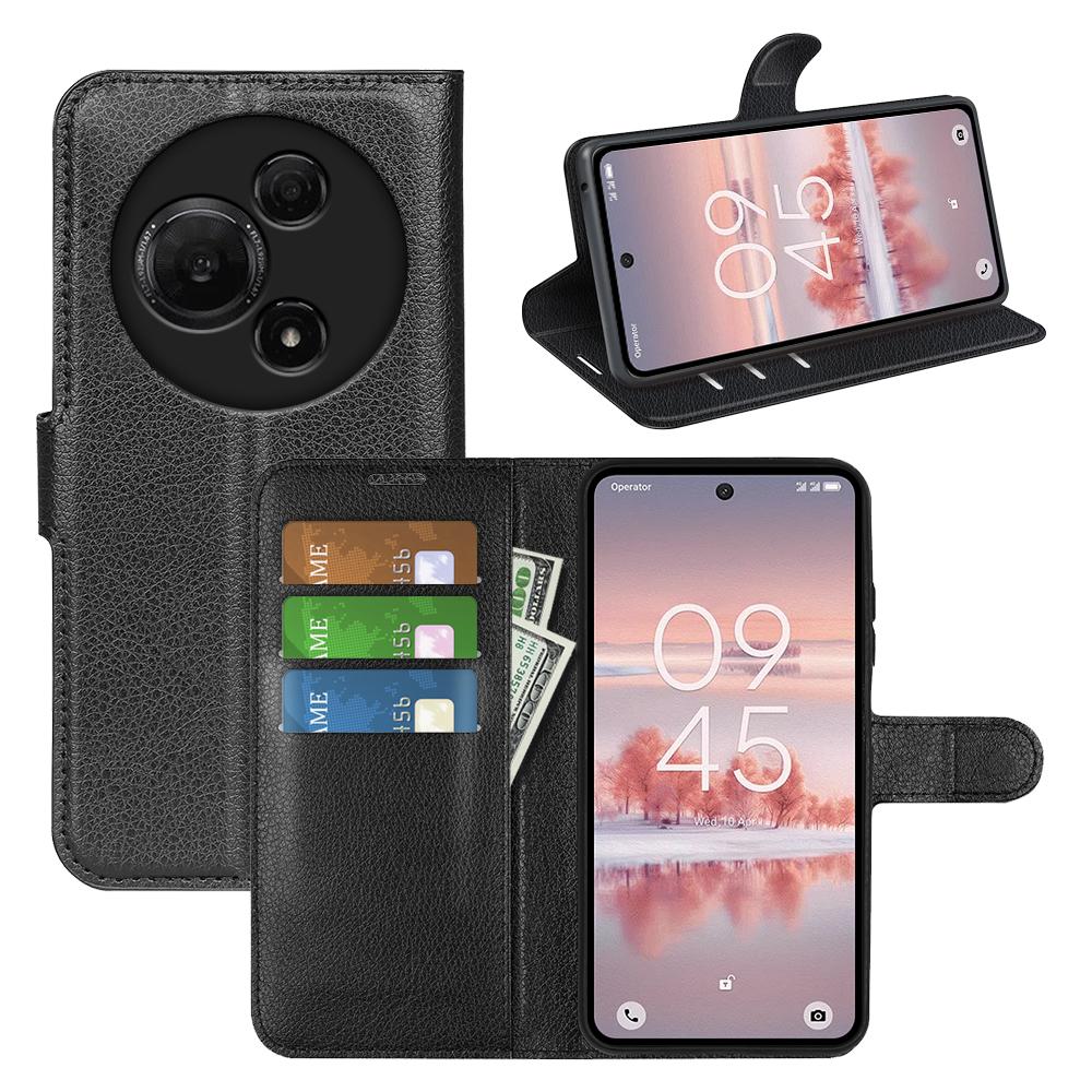 For TCL 60 NxtPaper 4G Case Litchi Texture Shockproof Leather Wallet Phone Cover