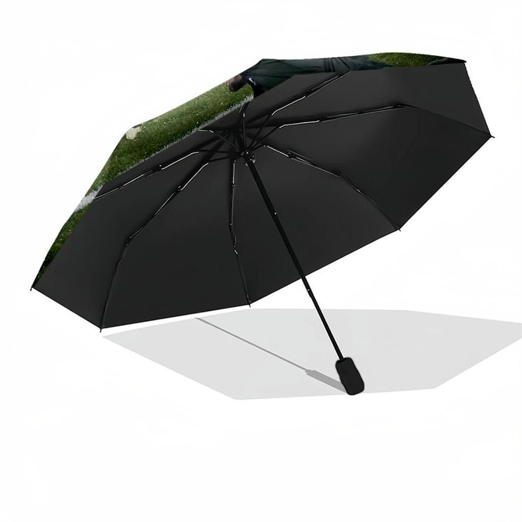 Goalkeeper Misses Ball. Outdoor Automatic Umbrella Compact 8-Rib Design Durable Plastic & Iron Perfect for Outdoor Adventures Fashion Lovers