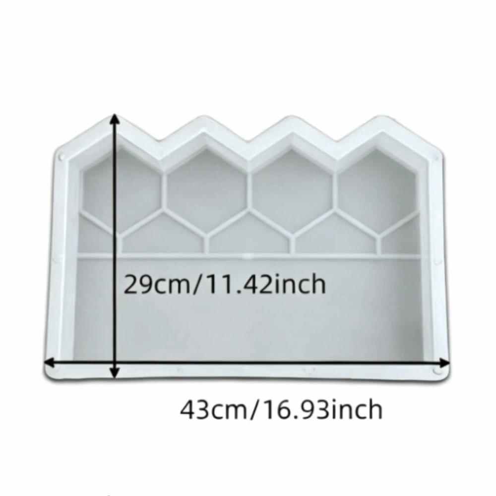 Reusable Garden Fence Mold Easy Operation Brick Mold DIY Flower Bed Mold Patio