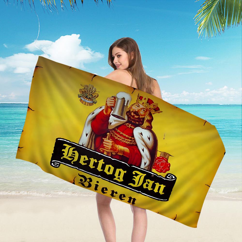 

H-Hertog J-Jan Beach Towel Colorful Bath Towels for Girl Microfiber Quick Dry Sand Free Beach Yoga Spa Gym Pool W30*H60(CM)