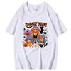 Damen T-Shirts KPop Dämonenjäger Reine Baumwolle Unisex Rundhals Top Lockeres Freizeit T-Shirt
