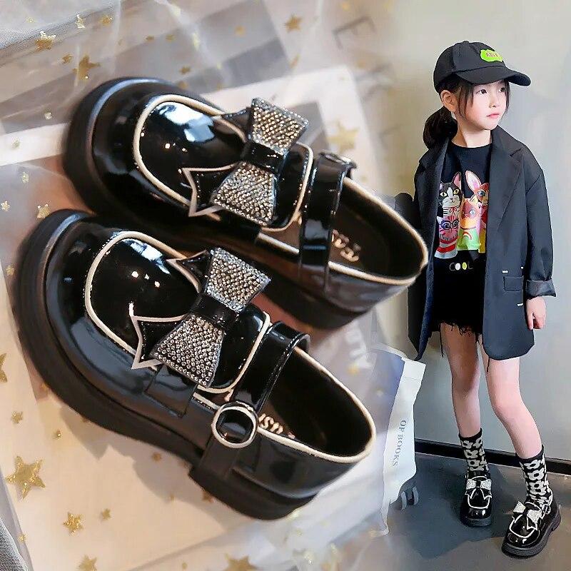 Basket Fille 26 Mocassins En Cuir Pour Enfants Garu00e7ons Et