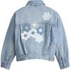 Levis Patch Embroidery Casual Comfortable Denim Jacket Women Jackets Blue A1743-0063