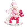 Pink Whimsical Wooden Unicorn Holiday Decoration Stylish Handcrafted Accent Christmas For