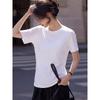 Basic House Women's Simple Round Neck Short Sleeve T-Shirt