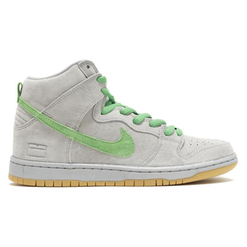 Nike Sb Dunk High Silver Box Skateboard Shoes 313171-039