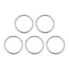 5Pcs Stainless Steel O Rings 3mm Multi Purpose Hardware Rings for Marine Boat Luggage