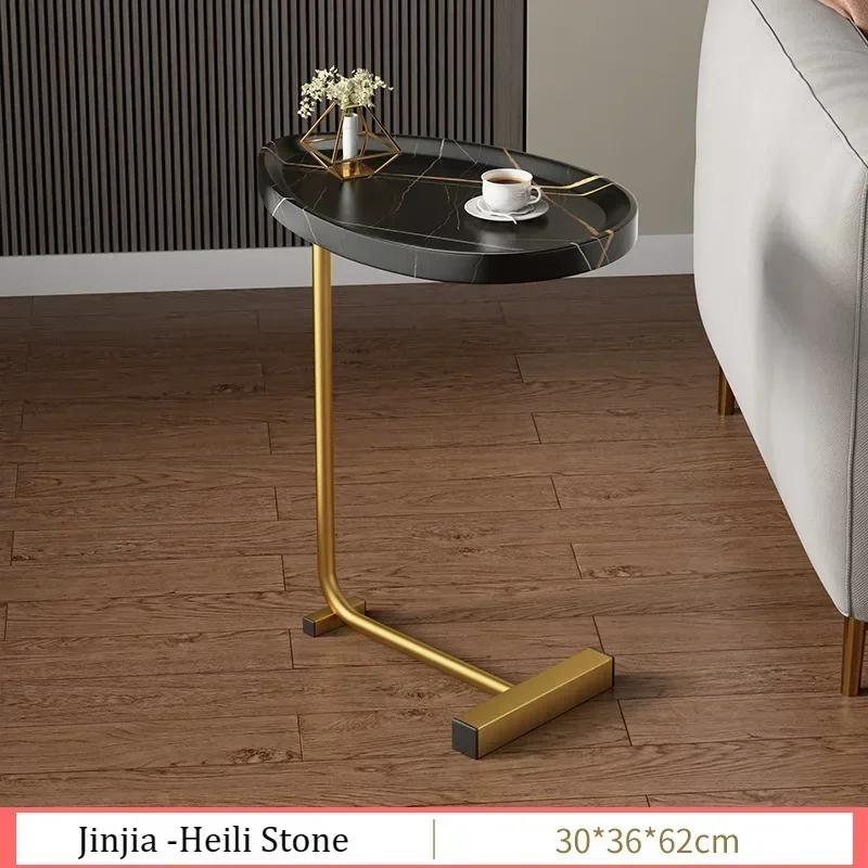 Bedhead Small Coffee Table Sofa Simple Side Table Living Room Mobile Creative Storage Platform Balcony Leisure Small Round Table