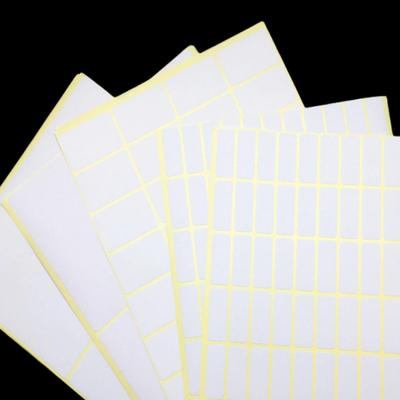 Papier étiquette adhésif mat A5 pour impression et écriture manuscrite