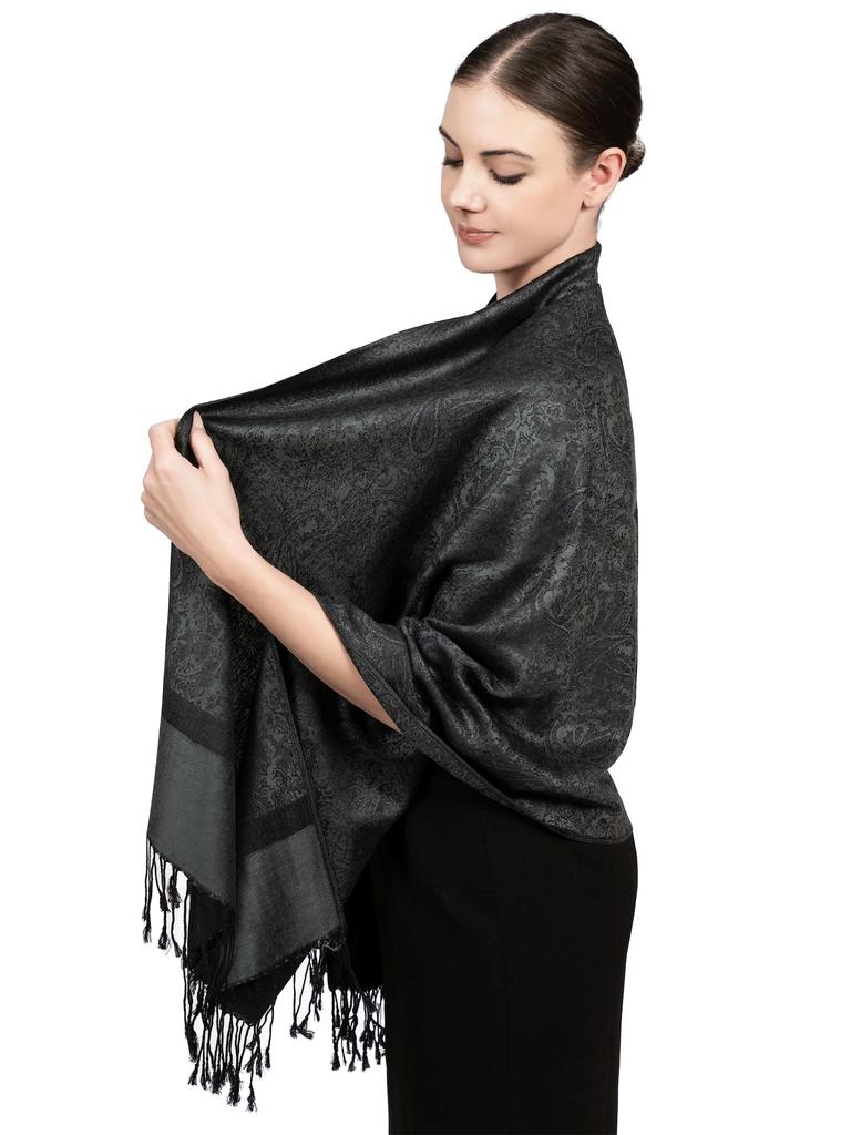 New Fashion Jacquard Women's Scarf Winter Long Soft Shawl Women's Printed Pattern Headband Comfortable and Warm