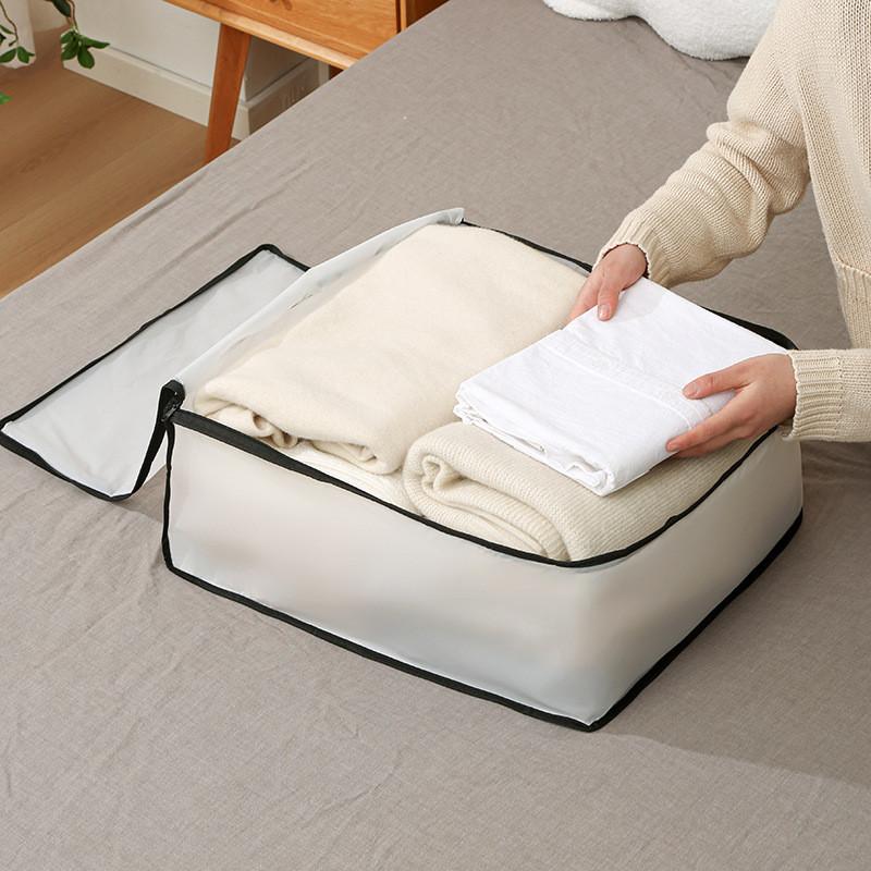 Borsa per riporre piumoni in Peva Impermeabile Antipolvere Organizer Multiuso per Camera da Letto e Viaggio