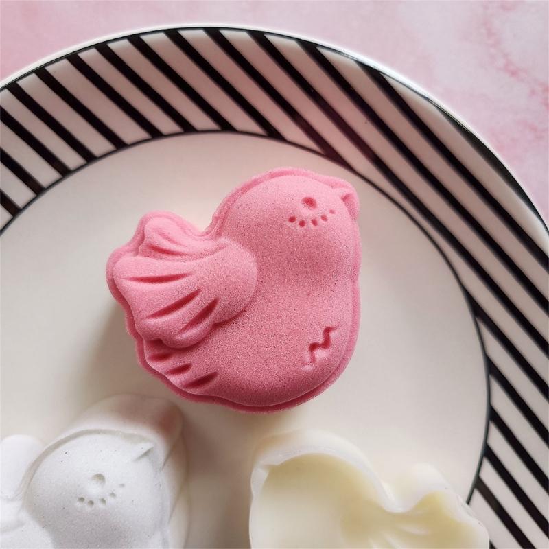 Hand Pressure Pigeon Fondant Mooncake Mould Press Cookie Cutter Baking Tool