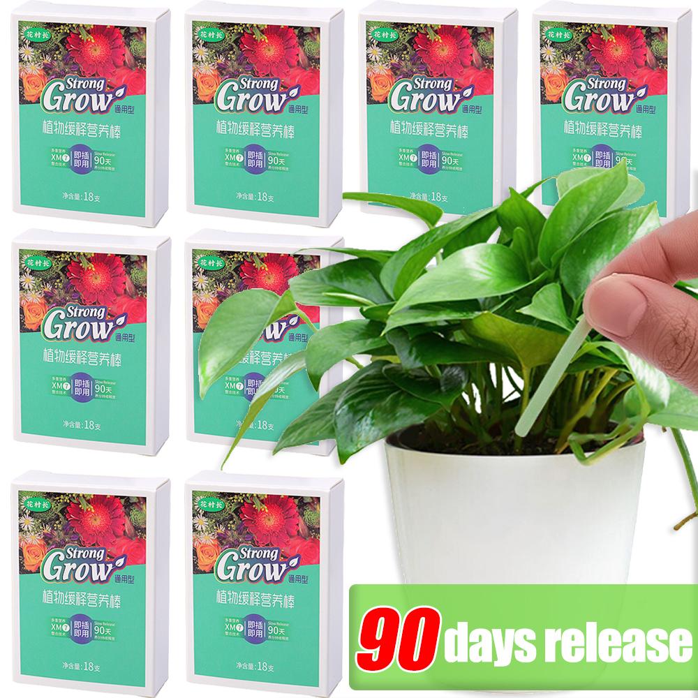 

18Pc Plant Nutrition Bars Nitrogen Phosphorus Potassium for Healthy Growth of Plant Fruit Vegetables Flowers Compound Fertilizer 18Pcs(a box)