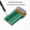 DB44 Solderless Male & Female Plug, 3-Row 44-Pin D-SUB P Adapter Terminal Board