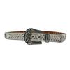 Grunge Waist Belt Jeans Belt PU Belt Casual Ceinture Punk Skull Crystal Buckle Modern Belt Street Dance Belt