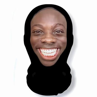 Heureux La Joie 3D Cosplay Mask, Scary, Realistic Human-Looking Mask, Funny Disguise, Halloween (D-TYPE)