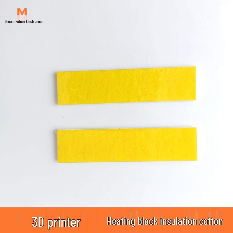 

3D Printer Nozzle Heat Insulation Pad - High-Temp Resistant for MakerBot/Ultimaker 20x85x2mm