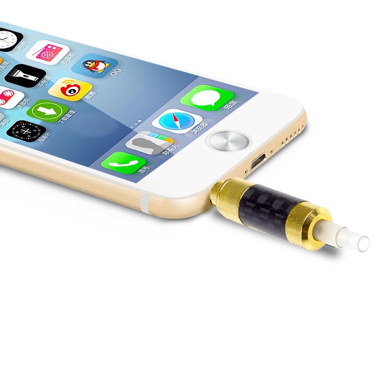 3.5mm headphone soldered head 3 section phone headphone DIY accessories dual channel headphone plug gold plated audio plug