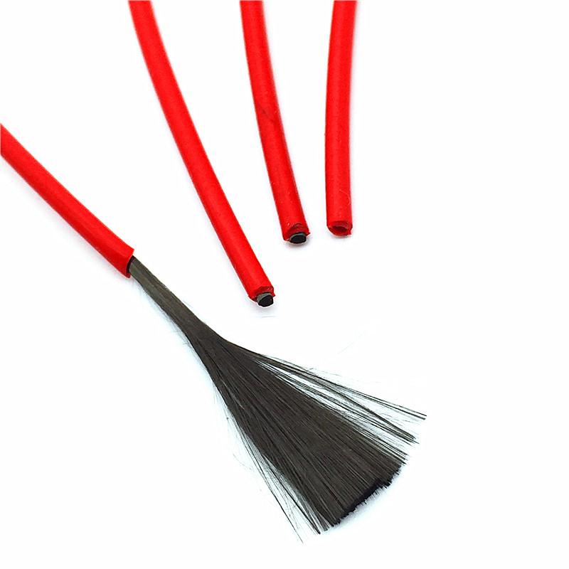 

10 м 12 К 150 Вт 220 В 330 Ом Инфракрасная Радиационная Система Кабельного Подогрева Пола Углеродные Волокна Электрическая Горячая Линия для Пола красный