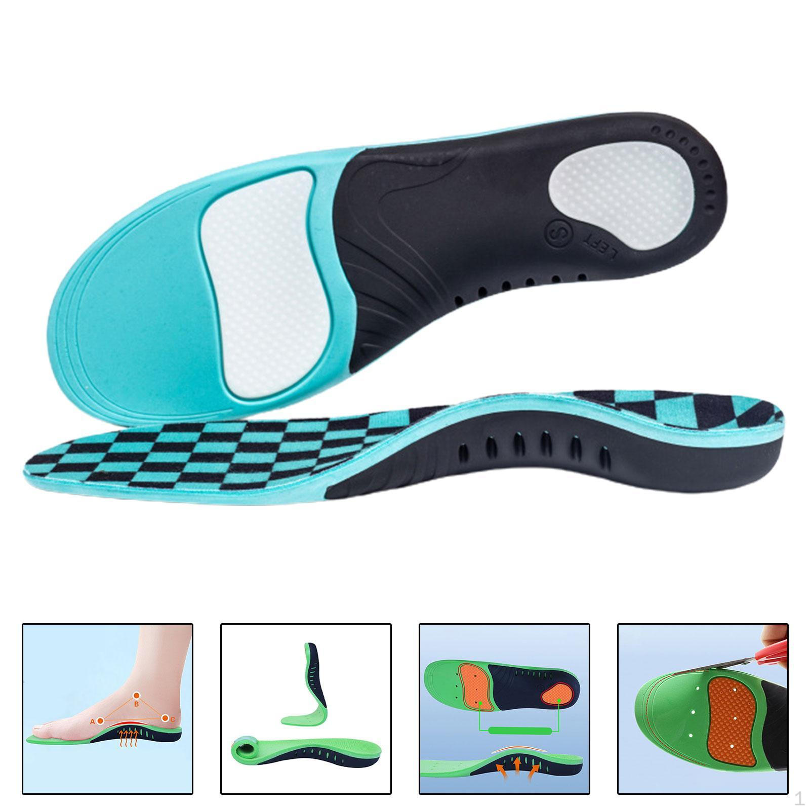 

Ортопедические стельки с поддержкой свода стопы, спортивные нескользящие амортизирующие вставки для обуви Blue Child XS