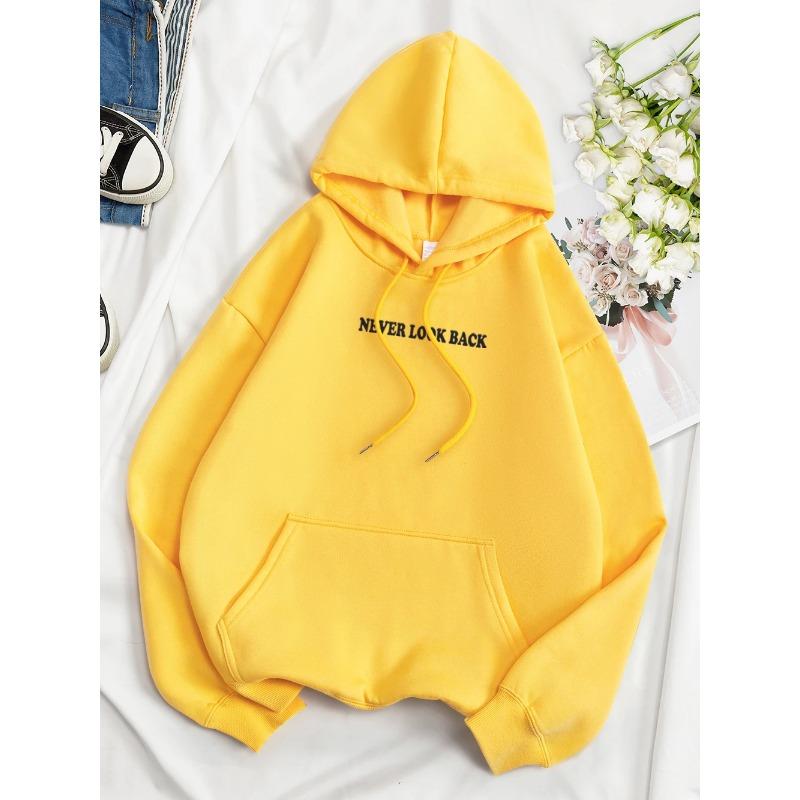 Never Look Back Creative Smile Skull Hoodies Women Warm Comfortable Sweatshirt Loose Hip Hop Street Clothes Loose Hoody Hoodies & Sweatshirts Women’s