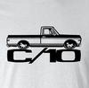 Chevy C/10 Vintage Car Enthusiast 100% Cotton T-Shirt Unisex T-Shirt