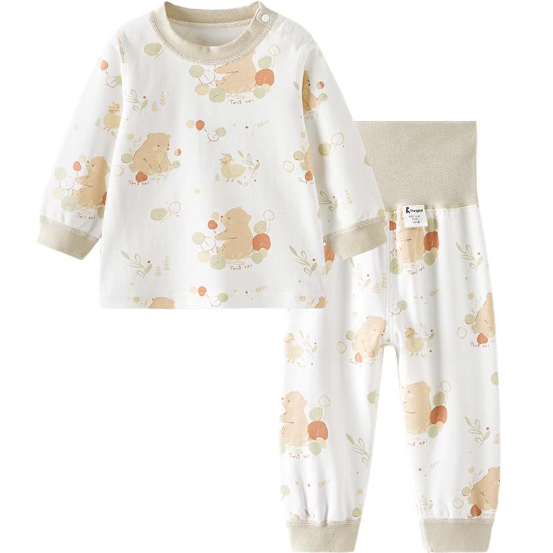 TONGTAI Baby Pure Cotton High-Waist Underwear Set
