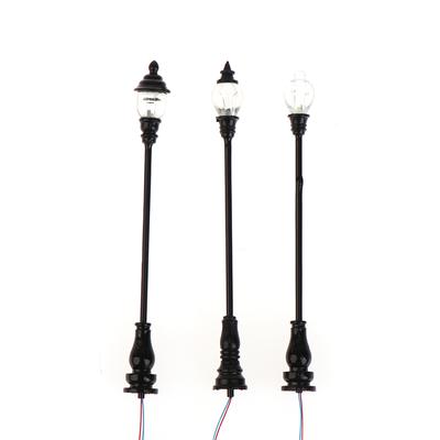 1:87 Scale Model Mini Lamps 3V Led White Light Street Lights For Micro Scene