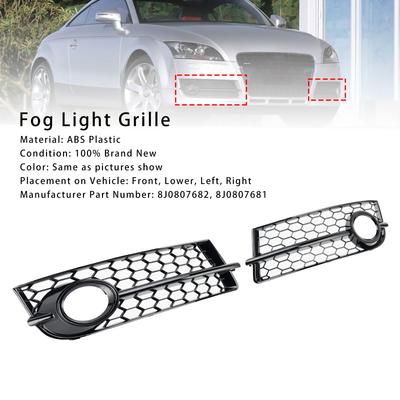 2 BUC Acoperire Lampă de Ceață Grilă 8J0807682 8J0807681 Potrivit pentru TT MK2 2007-2010