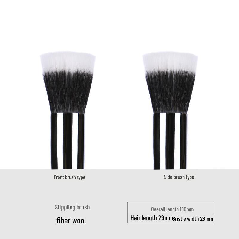 Ebony Wood Animal Hair 40-Piece Makeup Brush Set for Eyeshadow and Blush
