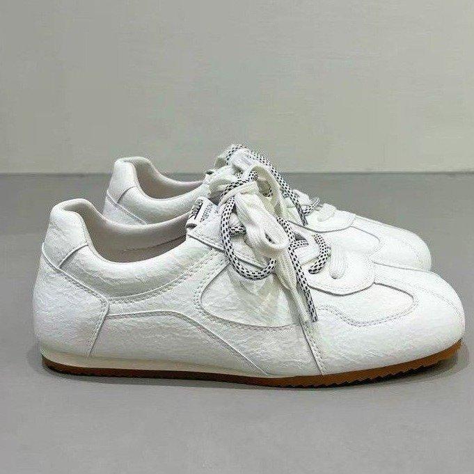 Masoism 2025 Nowe Codzienne Wszechstronne Czarne Niemieckie Buty Treningowe Damskie Jesienne Płaska Podeszwa Lekkie Sportowe Buty Deskorolkowe Małe Białe Buty