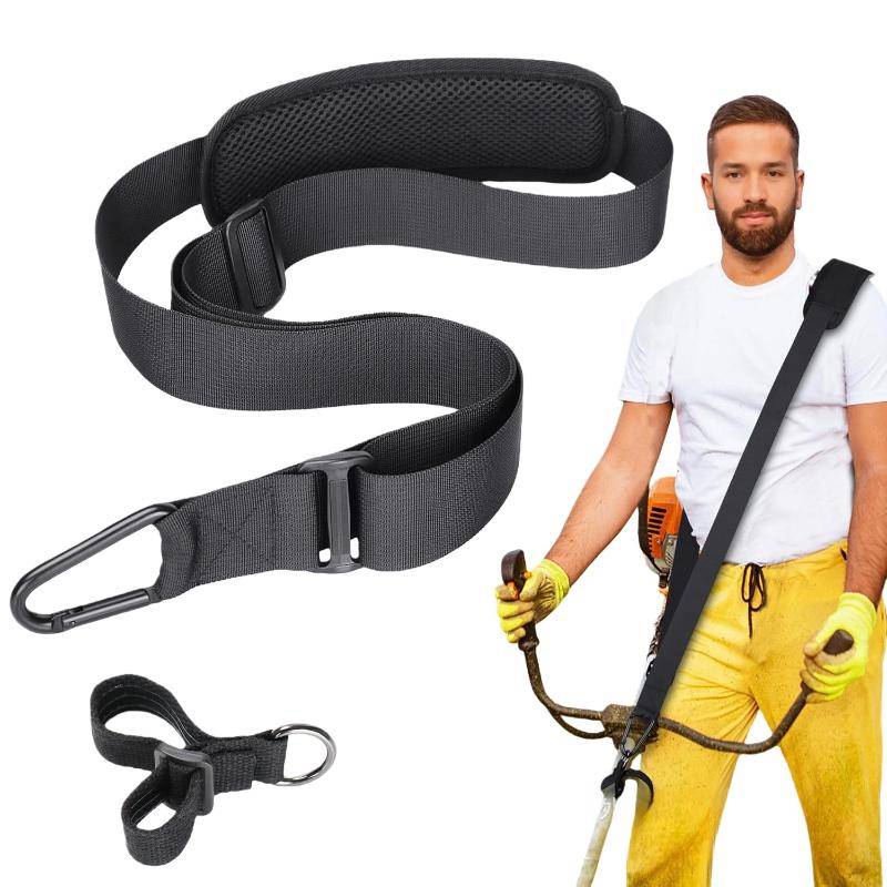 {QTG333} 1 Pc Nylon Harness Adjustable Shoulder Strap For Grass Trimmer Pruning Machine Gardening Tools