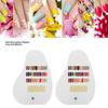 2pcs Nail Tip Color Card Display Board Rack Professional Home Salon Acrylic Nail Art Showing Holder