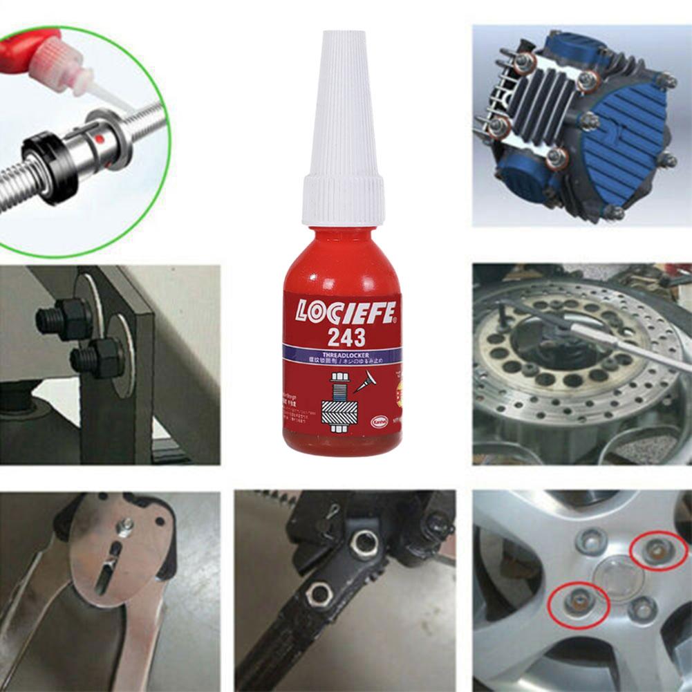 243 271 272 10ml Threadlocker Adhesive Medium Strength Thread Locking Screw Cured Temperature A L1S7