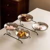 Food Storage Rack Elegant Two Layers Cakes Holder Stand Multipurpose Serving Tray for Dining Rooms and Restaurant Use
