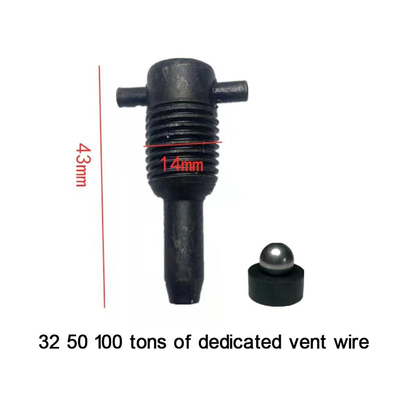 

Возвратный масляный предохранительный клапан Переключатель Винт выпуска масла Сальник выпуска масла Общие детали вертикального гидравлического домкрата as the picture