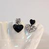 Asymmetrical Heart Stud Earrings: New 2025 Trend with Cold, Versatile Style