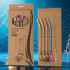 Stainless Steel Straws Eco-friendly Drinking Straws for Smoothie Milkshakes Tea Juice Cocktail Straw with Brush  Tea, Juice