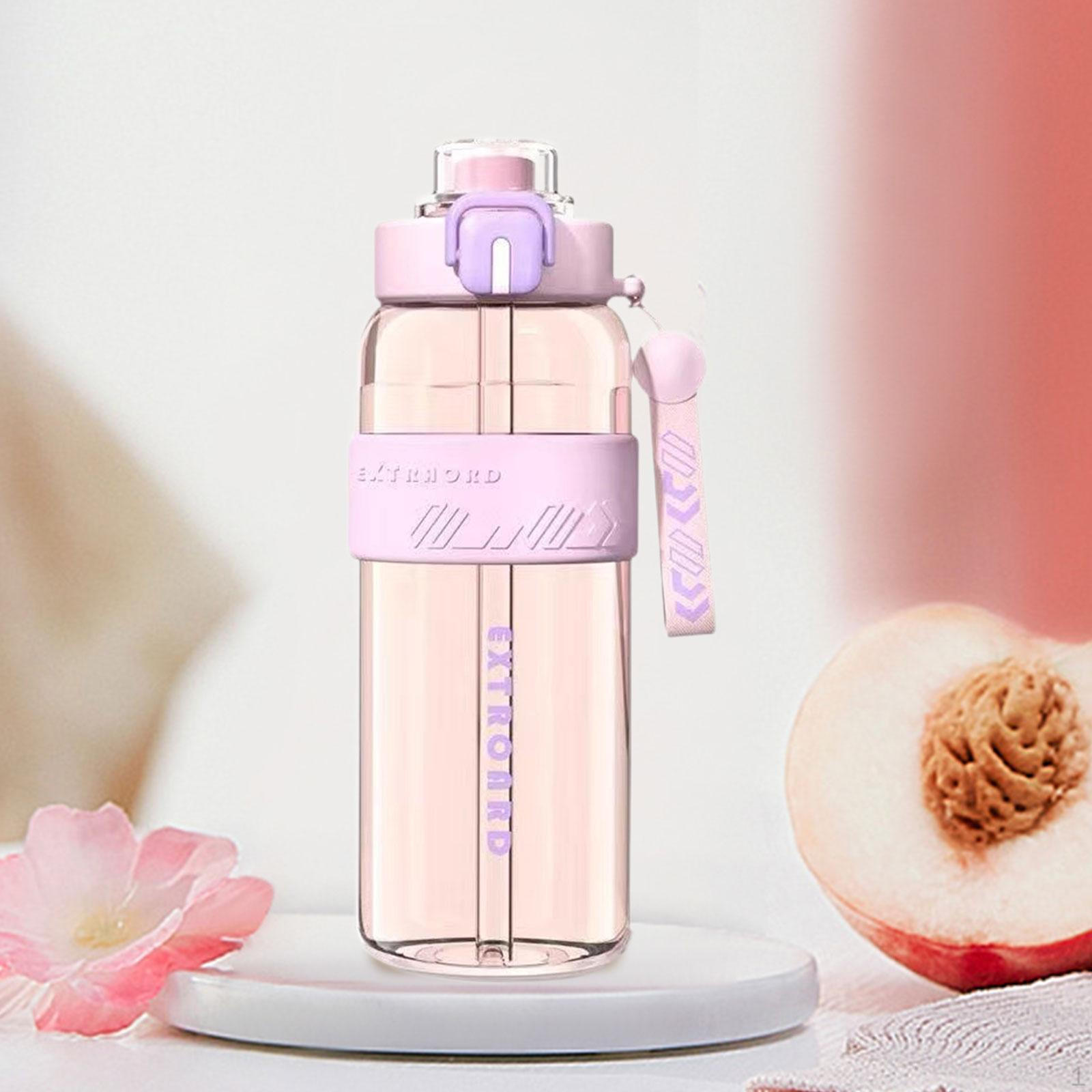 

Спортивная бутылка для воды 27 унций, многоразовая, с широким горлышком, герметичная, для тренировок, офиса розовый