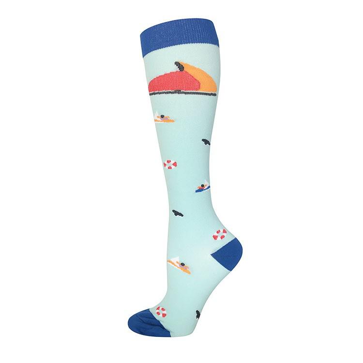 

200 Styles Women s Sport Compression Socks: Jump Rope, Running, Cycling, Long Elastic Calf Socks L/XL (recommended 40-46)