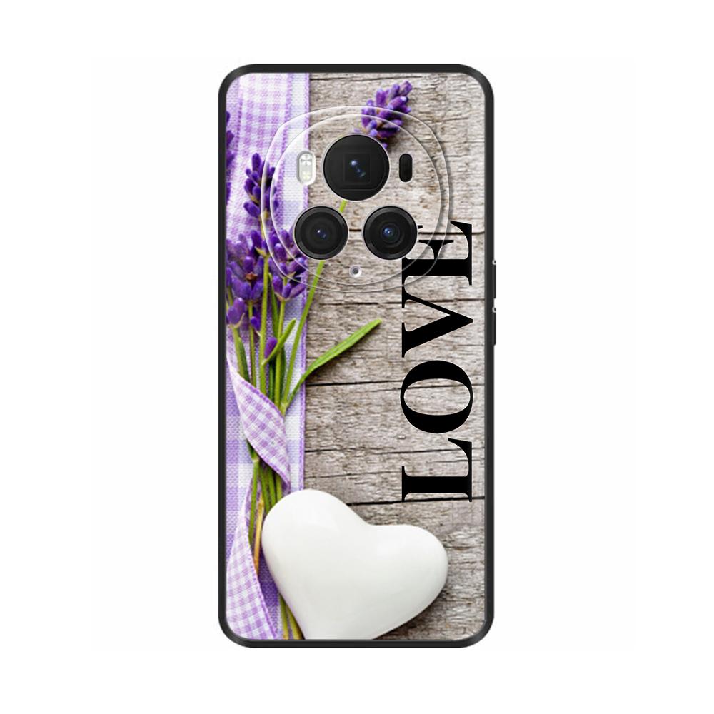 For Honor Magic6 Pro 5G Case Back Cover For Honor Magic6 5G Soft Black Silicone Fashion Phone Case For Magic 6 Pro Coque Fundas