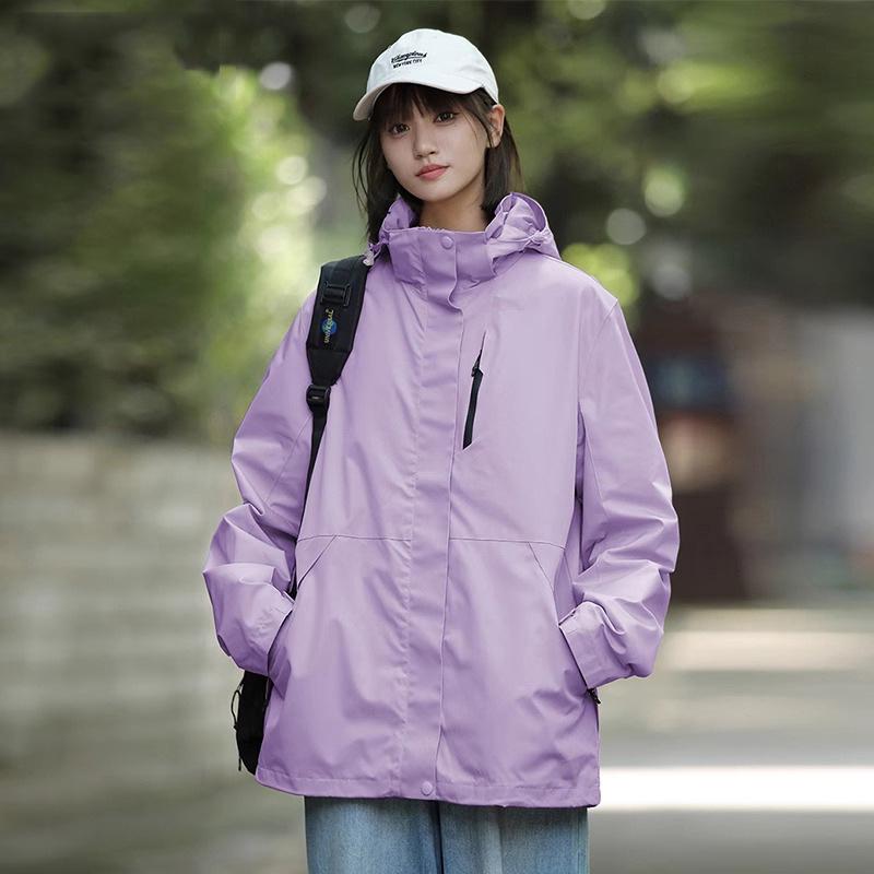 

Мужская и женская 3-в-1 отстегивающаяся водонепроницаемая ветровка - осенне-зимний костюм для альпинизма L