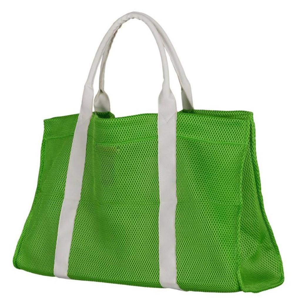 Large, foldable women's beach and shopping bag - Pierre Cardin