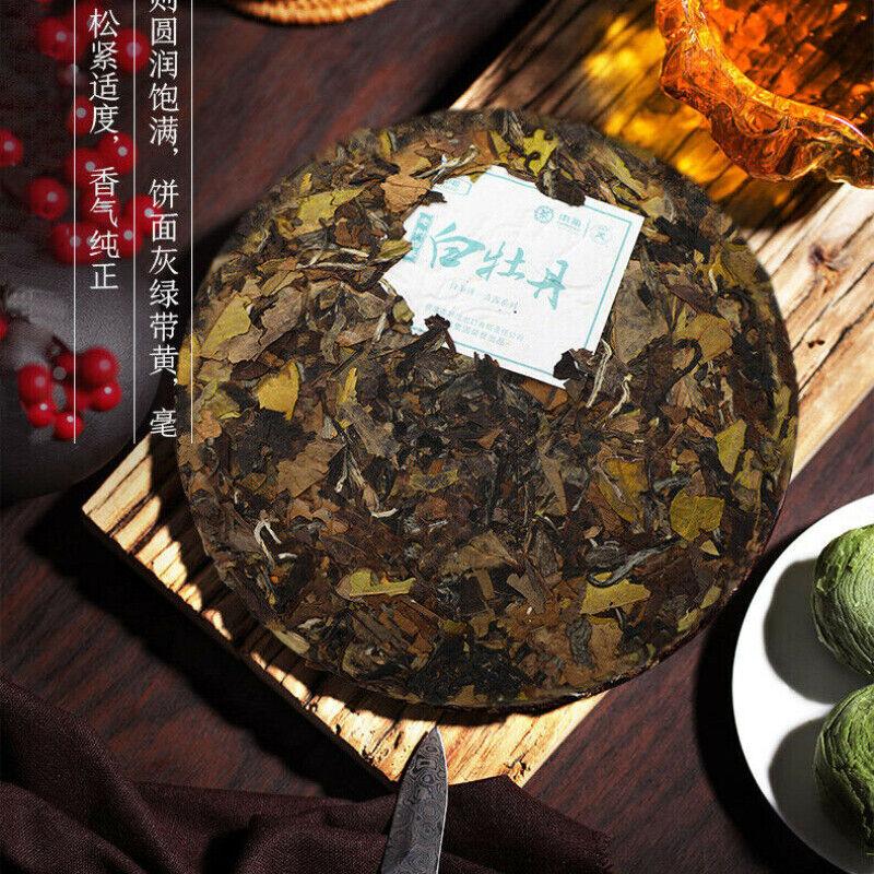 China Tea Organic Fuding Supreme Bai Mu Dan White Peony Cake White Tea 330g