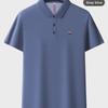 Men's 2024 Summer American Style Embroidered Golf Polo Shirt - Minimalist Short-Sleeved Collared T-Shirt